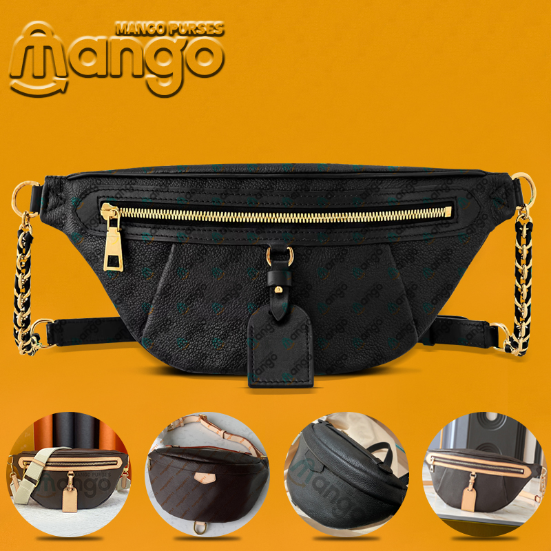 Cross Body bumbag waist bags fanny pack Embossing Flower designers bag Leather Fashion travel shoulder bag mango89711