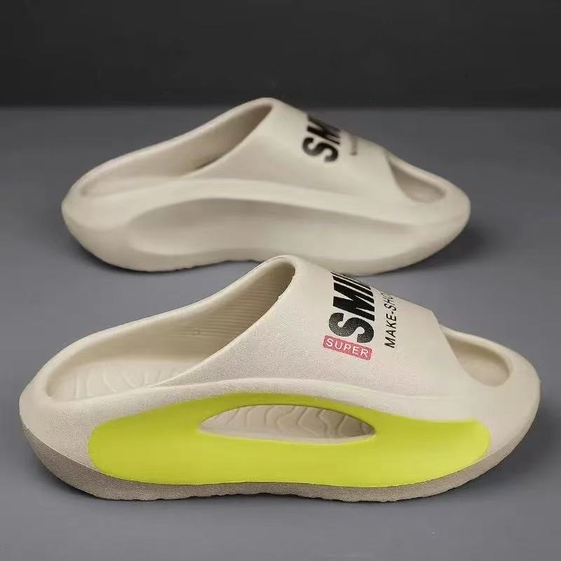 Sneaker Comwarm New Slippers For Women Men Summer Fashion Thick Bottom Slides Soft EVA Hollow Unisex Sports Sandals Beach Shoes 702e