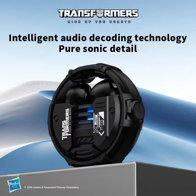 TRANSFORMERS TWS Wireless Earphones HiFi Stereo Sound Music Game Earbuds Dual Mode Low Latency HD Call Headphones TF-T23
