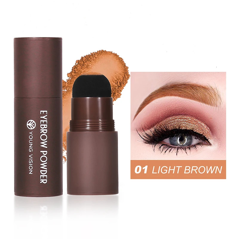 3-in-1 Brow Shaping Kit Hairline Shading Powder Hairline Grooming Powder Eyebrow Powder 10 Eyebrow Cards 10 shapes 2 Eyebro 250625