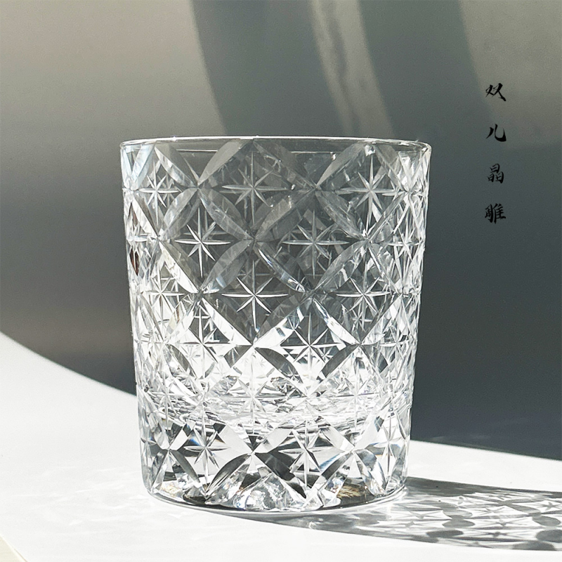 Qibao Crystal Glass, High Beauty, High Grade Water Glass, Whiskey, Western Wine Glass, Fashion