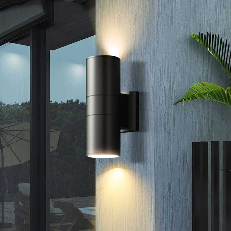 black gray up down outdoor wall light 6W 10W 20W 30W 36W porch garden waterproof home lighting outdoor aluminum lamp body XJ250624