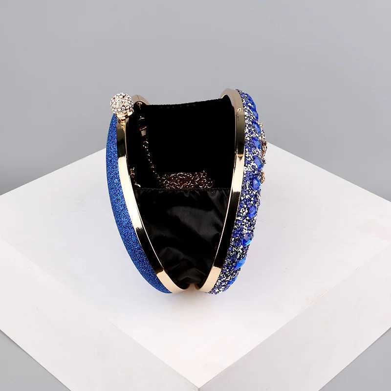 Diamond Crystal Women Makeup Cosmetic Evening Shoulder Messenger Clutch Bag Phone Purse Handbag Golden Silvery Red Pink Black M250625