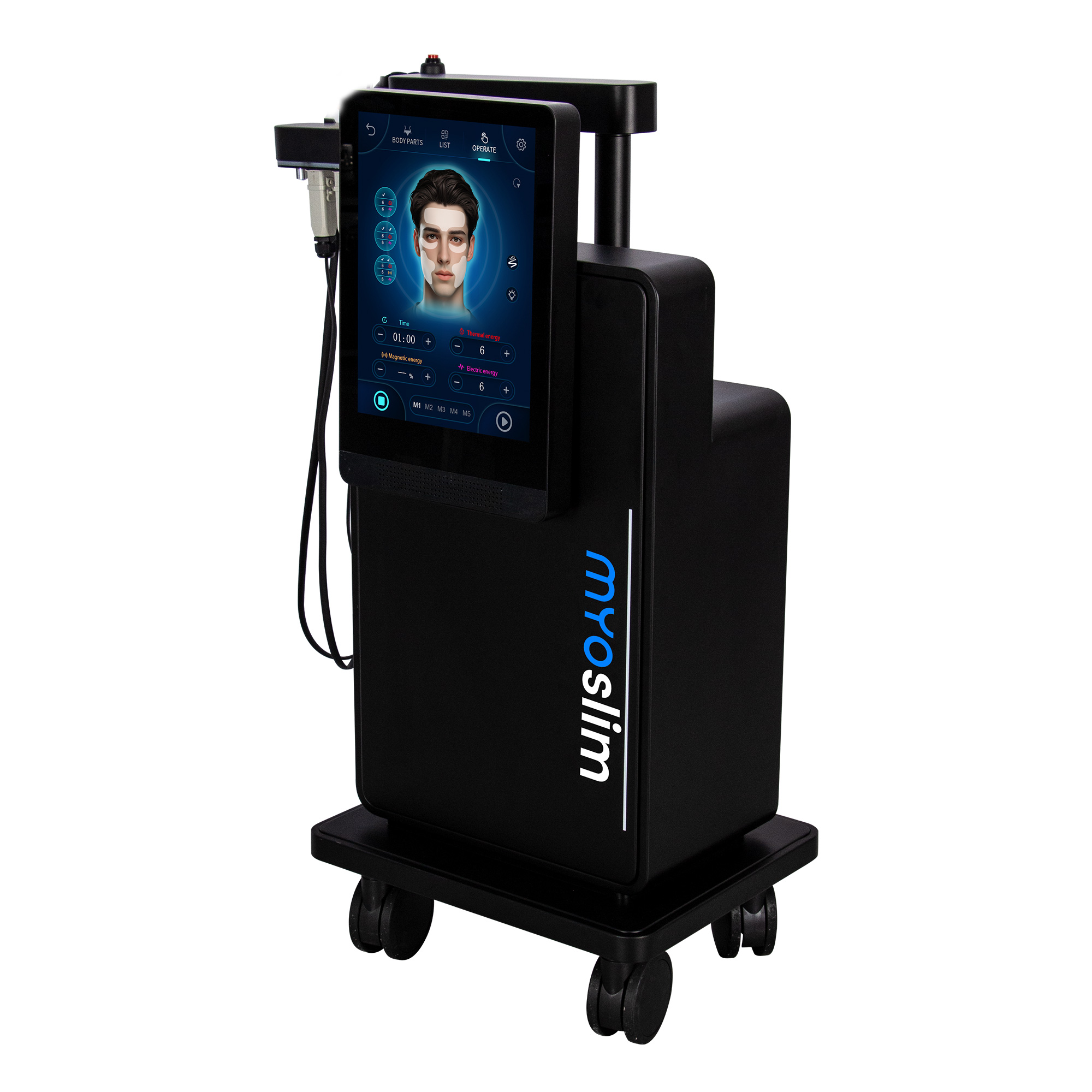 2025 New MyoSlim Electric Muscle Stimulator Forehead Cheek Lifting Face Muscle Tightening Skin Face Lifting Skin Tightening Face Muscle Build