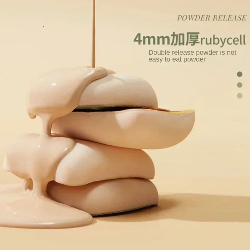 Super Thick Cosmetics Puff Large Size Concealer Foundation Sponge Cushions Wet Dry Use Face Beauty Makeup Puffs Tools XL 250625