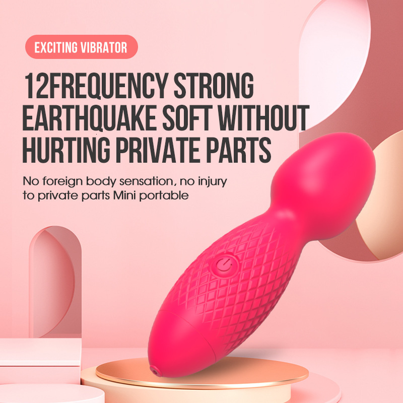 Haoqi Fun New Silicone Mini AV Stick Female Masturbation Massager Adult Sex Toy