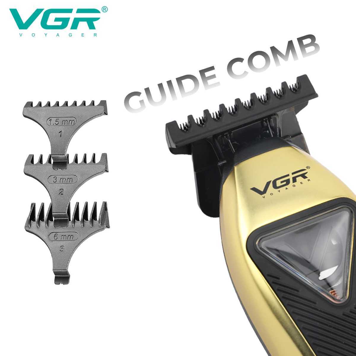 VGR Hair Trimmer 9000 RPM Hair Clipper Professional Barber Clippers Cordless Hair Cutting Machine Metal Hair Trimmer for Men V-994 W250625