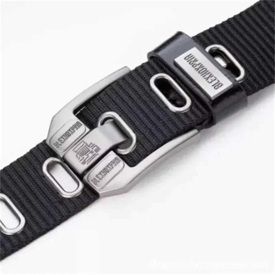 Men Pin Buckle Belt Canvas Belt MenFashion Nylon Belt Jeans Belt Military Training Thickened Denim Belt Trend Outdoor Casual W250625