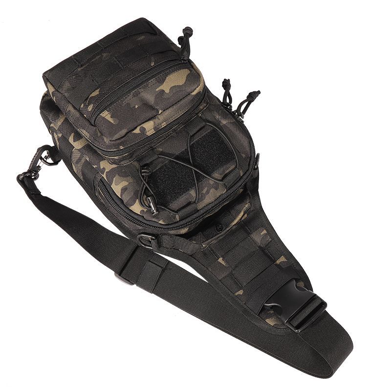 Oxford Cloth 600D Chest Pack Camouflage Tactical Shoulder Bag for Outdoor Use