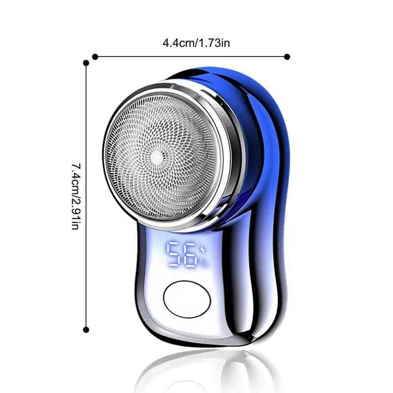 Electric Razor With LED Display Fast Charging Electric Shaver For Men Washable Portable Mini Razor For Home Business Travel W250625