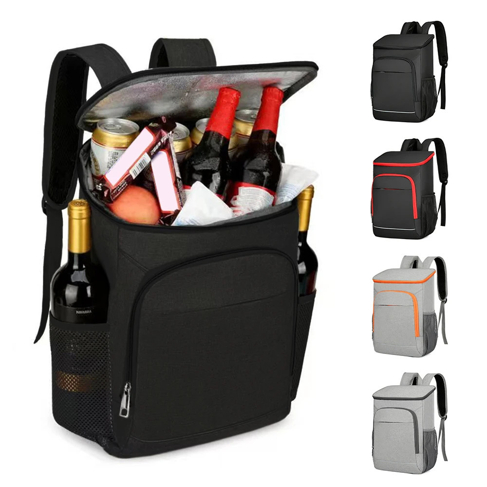 Outdoor 30L Cooler Insulated Lunch Bag for Outdoor Camping Hiking Picnics Beach 250624