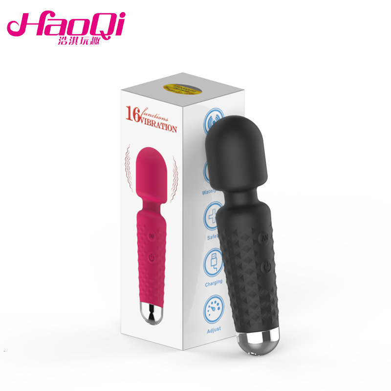Haoqi Fun New Silicone Mini AV Stick Particle Vibration Female Masturbation Device Adult Sex Toy