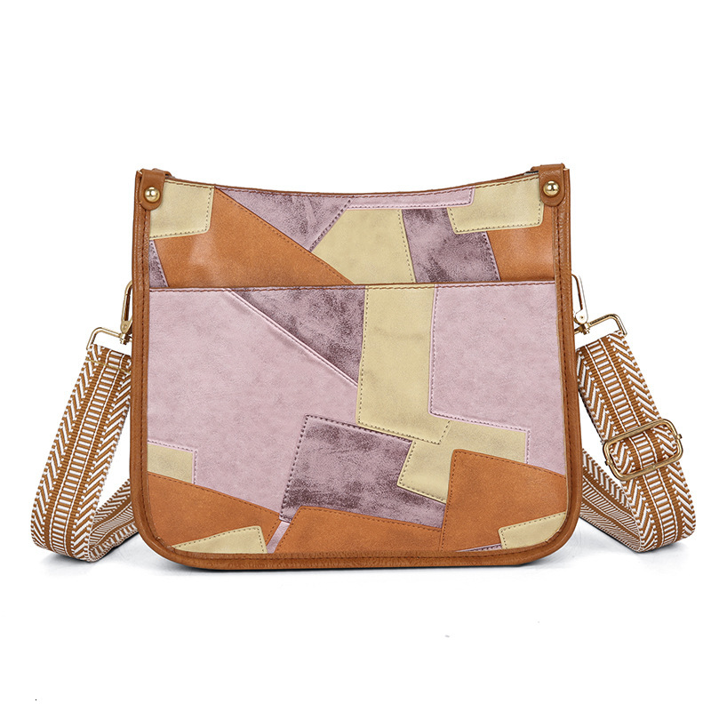 Free Shipping 2025 New Designer Bag Leather Patchwork Women's Bag Large Capacity Tote Bag Women's Summer New Vintage Single Shoulder Bag Hig