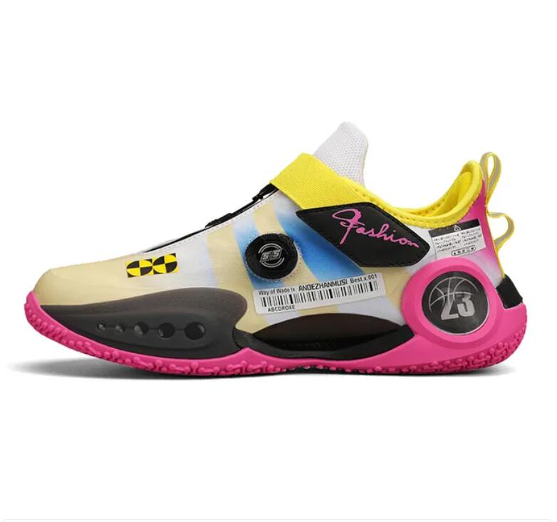High Quality Mens Sneakers Wearable Gym Training Sports Elastic Band Cushion Basketball Shoes for Man Z 6.25-1
