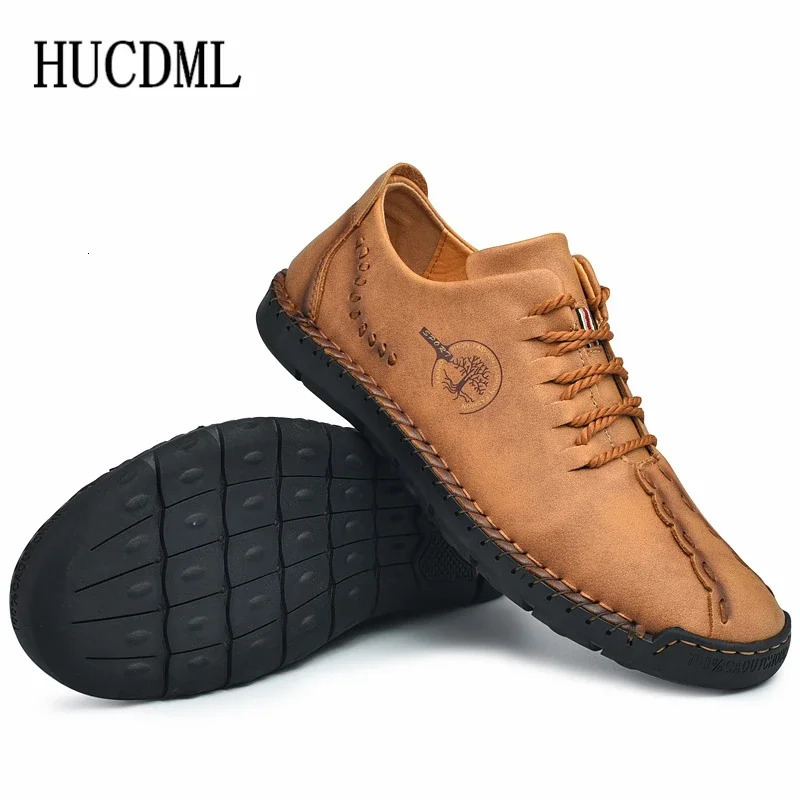 Handmade Leather Casual Men Shoes Comfortable Leather Casual Shoes Men Loafers Moccasins Driving Shoe Big Size 38-48 250624