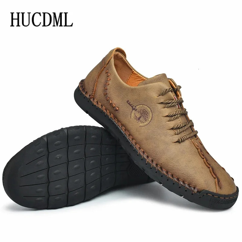 Handmade Leather Casual Men Shoes Comfortable Leather Casual Shoes Men Loafers Moccasins Driving Shoe Big Size 38-48 250624