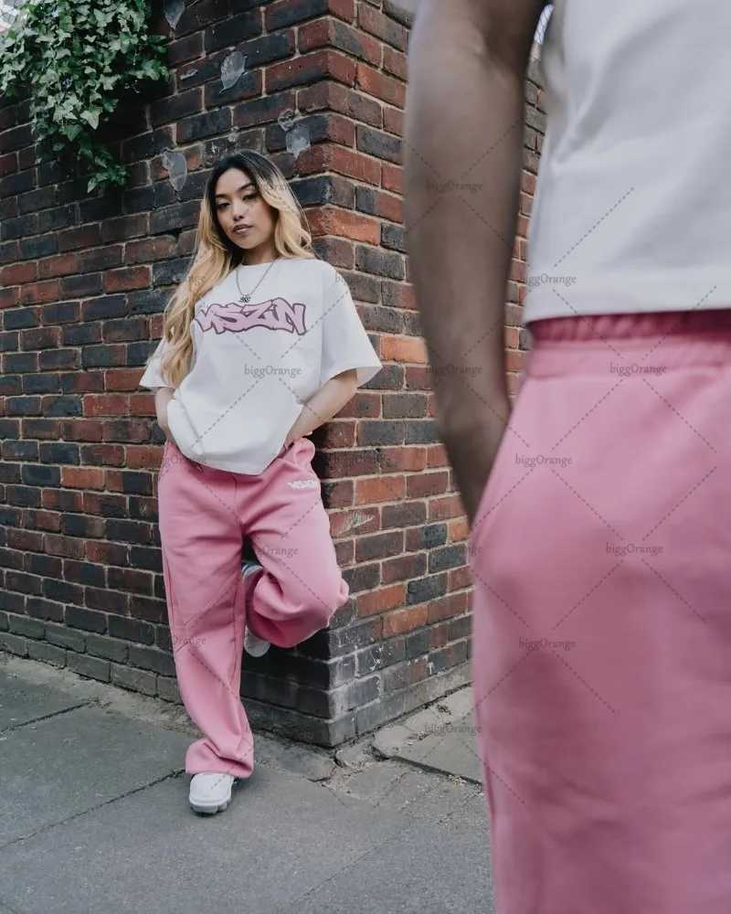 2025 High Street Retro Streetwear Jogger Men Trendy Brand Harajuku Sweatpants Y2K Hip Hop Casual Drawstring Wide Leg Pants Women X250625