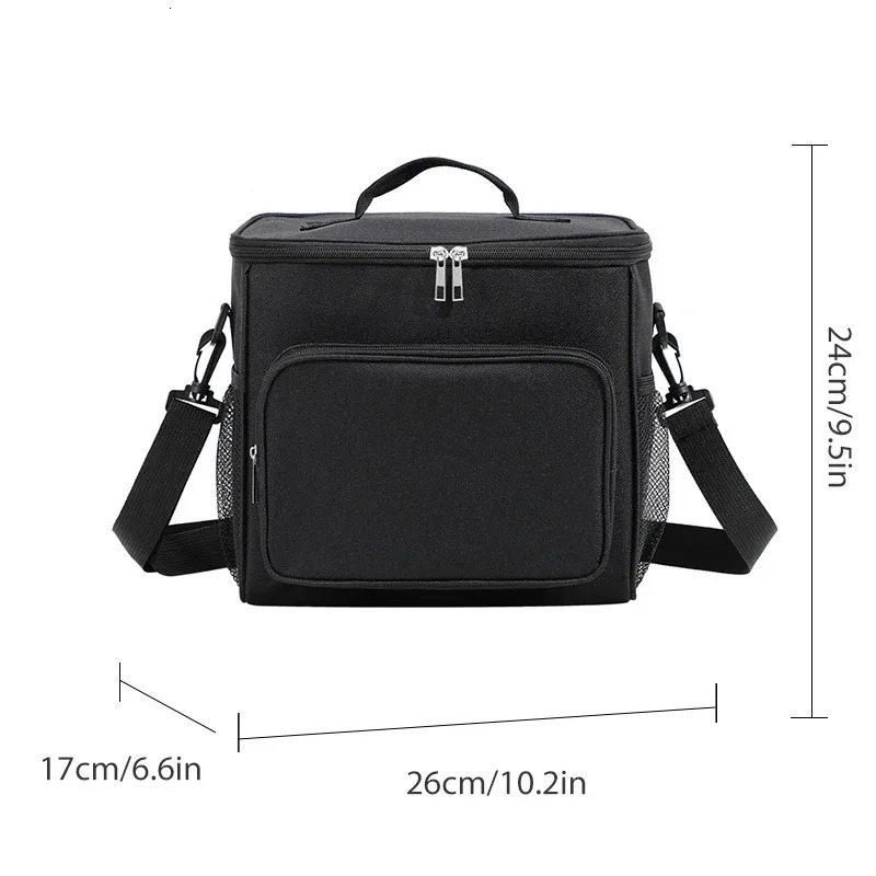 Mens and womens portable lunch bags with adjustable shoulder straps boxes reusable insulated bags 250624