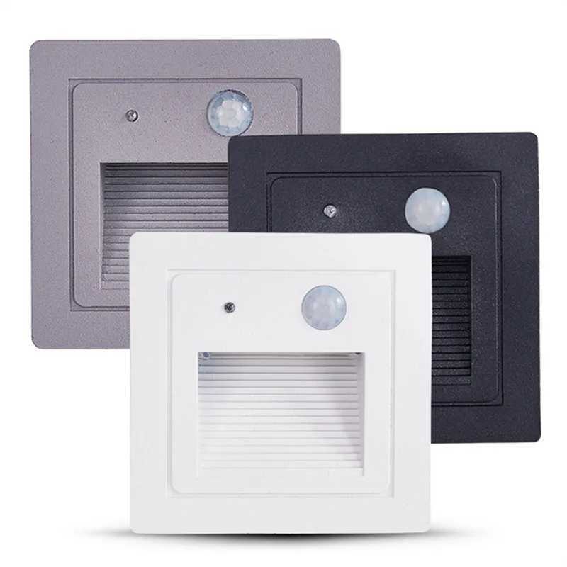 Sensor 5W Waterproof Wall Lamps IP65 Stairs Light Operated For Room Hallway Pathway Toilet Night Security AC110V 220VXJ250624