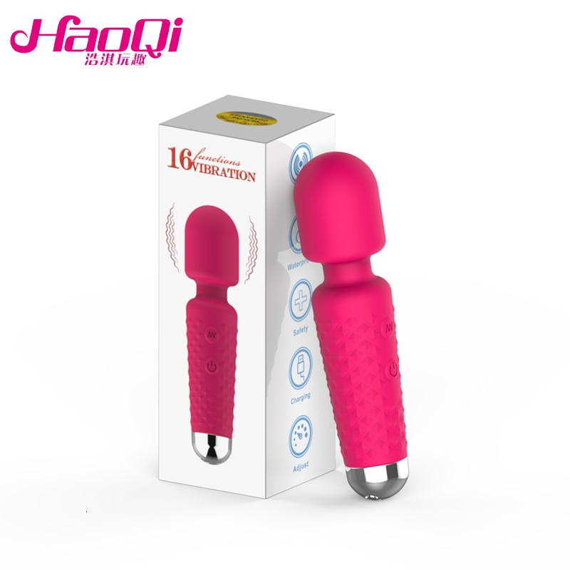 Haoqi Fun New Silicone Mini AV Stick Particle Vibration Female Masturbation Device Adult Sex Toy