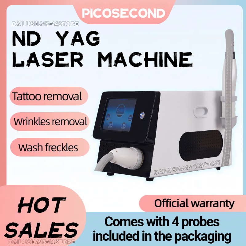 Professional Nd Yag Pico Laser Tattoo Removal 755nm 1064nm 532nm 1320nm Machine Picosecond Eyebrow Q Switch