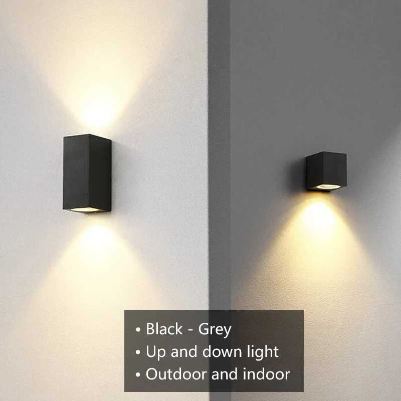Waterproof indoor outdoor GU10 LED wall lights 3W/6W LED Aluminum Wall Lamp Garden Lights Modern wall lights Porch Light Wall XJ250624
