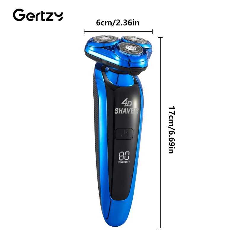 5-in-1 Mens Electric Shaver Rechargeable Rotary Shaver Fathers Day Gift for Dad Man Husband Boyfriend W250625