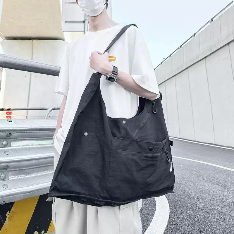 2024 Multifunction Tactical Hip Hop Techwear Cargo Vest Men Women Outdoor Camping Dualuse Variable Backpack Waistcoat 250617