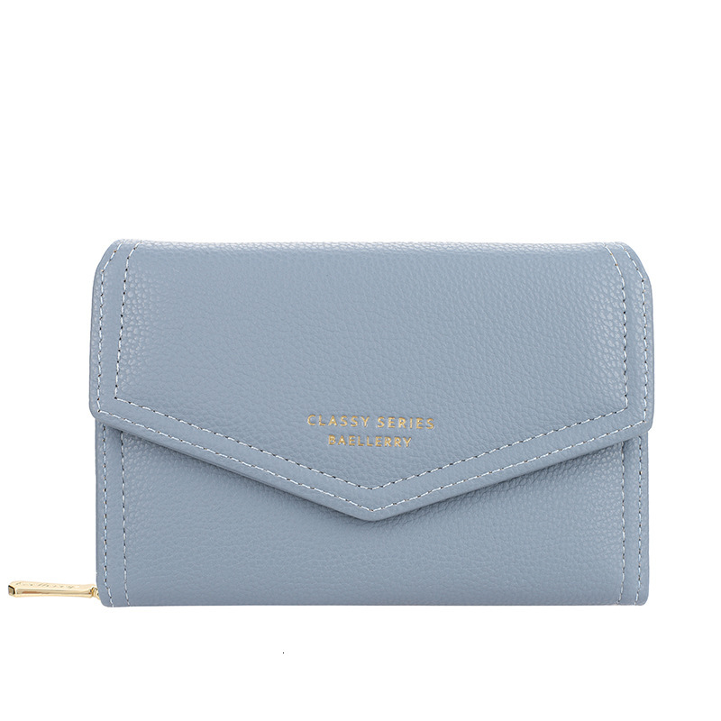 Free Shipping 2025 New Designer Bag Versatile New INS Style Cute Women's High-end Short Wallet With Multiple Card Slots Zipper Coin Purse Small C