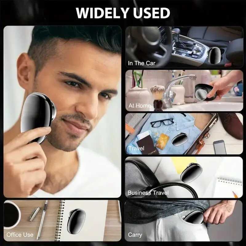Electric Shaver Charging Mini Pocket Travel Razor Portable Wireless Detachable Shaver Facial Beard And Body Hair Trimmer W250625