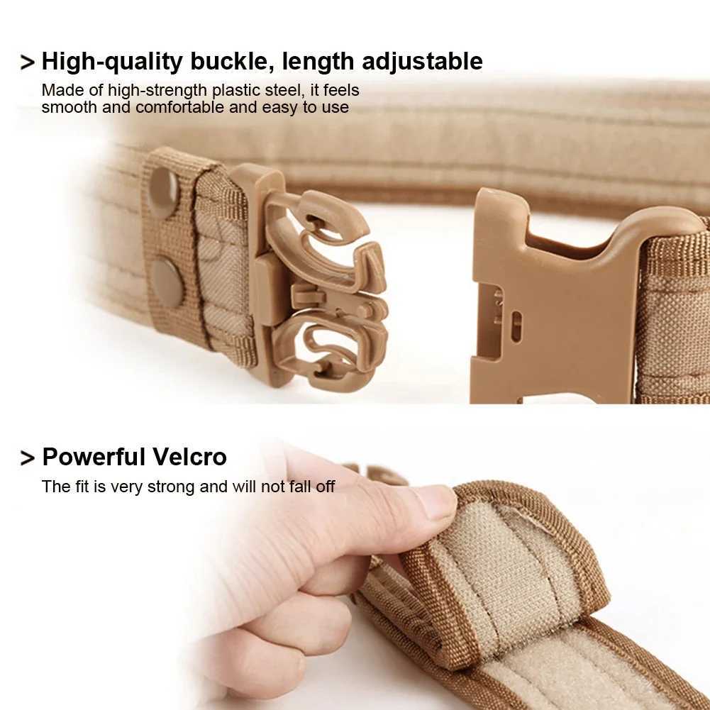 Men Style Combat Quick Release Tactical Belt Fashion Canvas Waistband Outdoor Sports Training Hunting Hiking Belts W250625