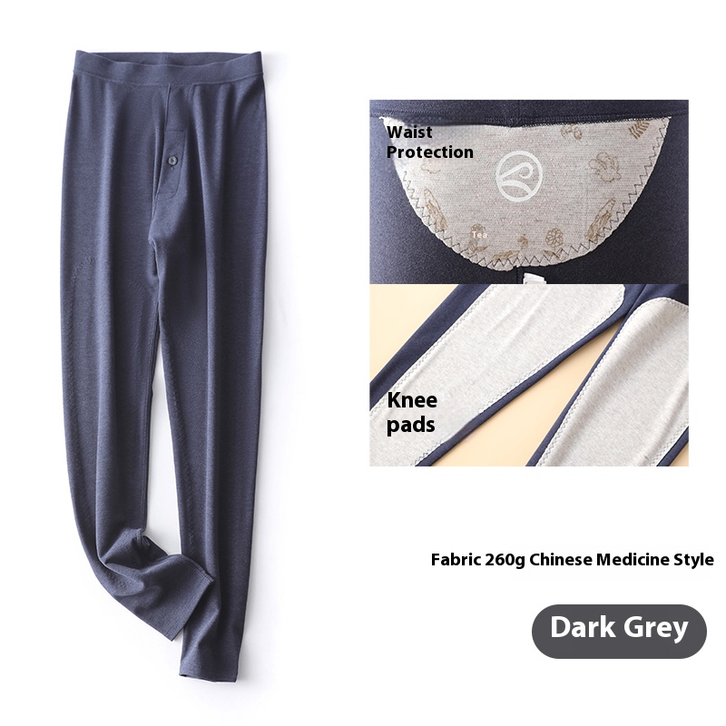 Men's slimming warm autumn trousers made of pure cotton, high elasticity and comfort Bottoms