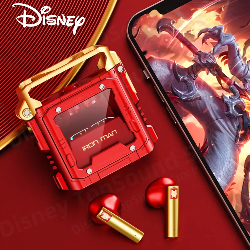 Disney x Marvel Earphones Bluetooth Wireless Earphones HIFI Sound quality Stereo with Mic Suitable for Childrens BTMV08 Zd Toys