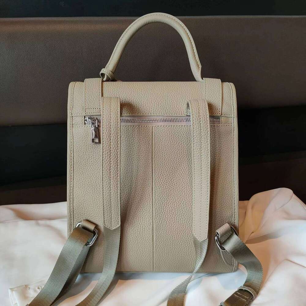 Luxurious Design Bags 2022 New Women's Large-capacity Backpack First Layer Cowhide Korean Style Fashion Trend Travel Handbag