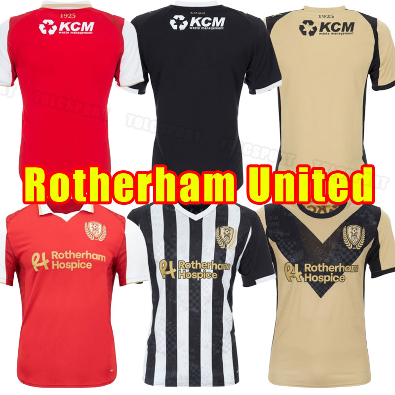 2025 2026 Rotherham United soccer jerseys 25 26 home away men football shirts fans version New Season