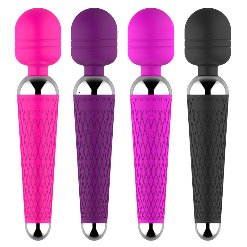 Haoqi Fun Vibrator Rechargeable AV Female Masturbation Device Massage Stick Adult Sex Toy