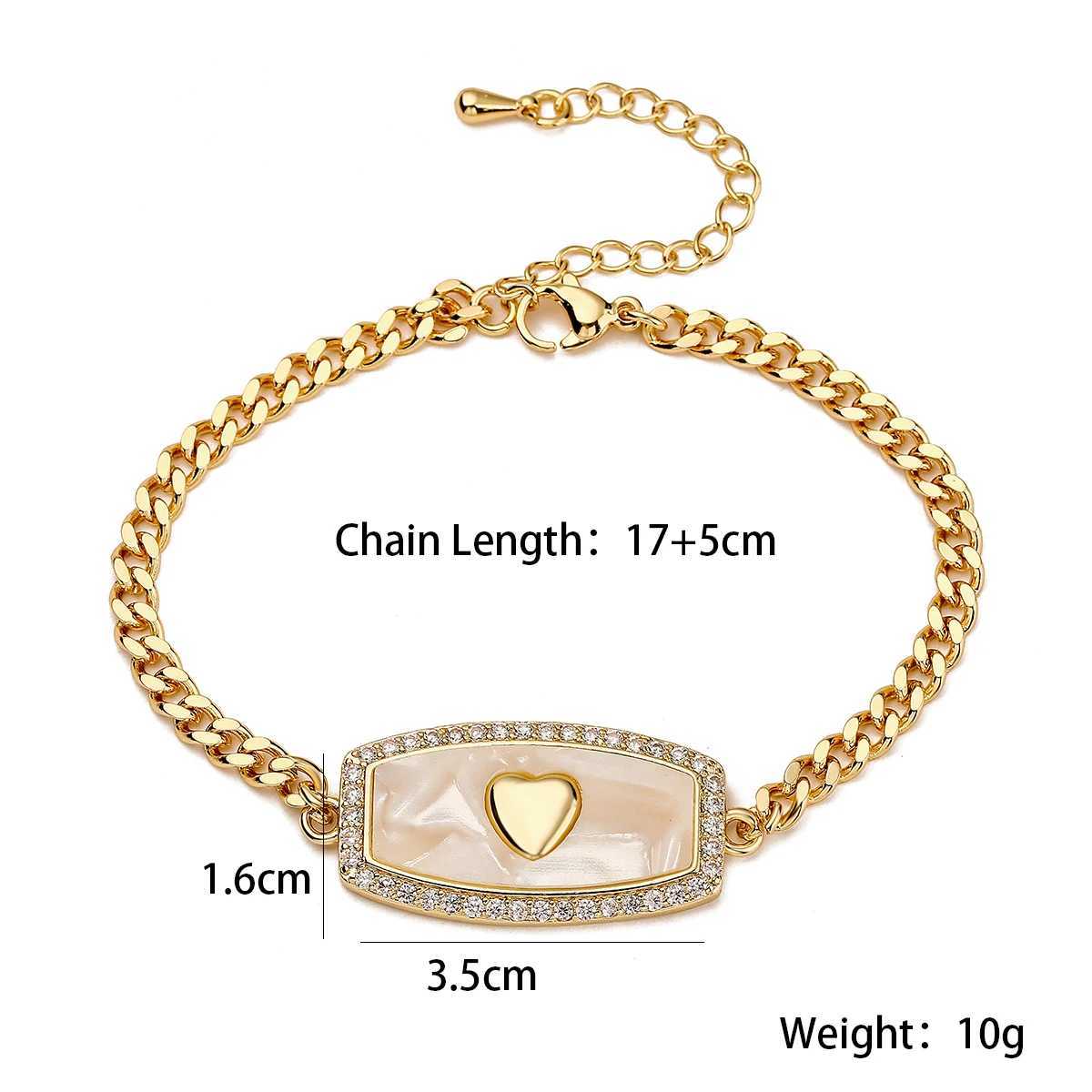 NEWBUY Brand Delicate Natural Shell CZ Zircon Charm Bracelet For Wen Party Jewelry Gift X250625