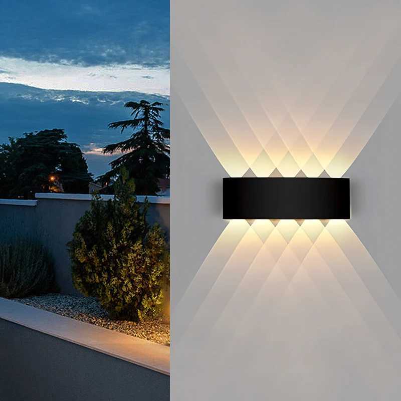 LED Wall Light Waterproof IP65 Outdoor Wall Lamp Garden Porch Light Decor Garden Yard Bathroom Bedroom Living Room AC85-265V XJ250624