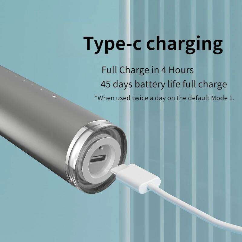 SUBORT S6 Wave Oscillation & Vibration Sonic Electric Toothbrush for Adults USB-C Rechargeable with 2 Heads