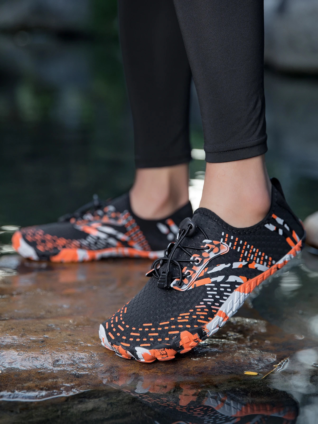 Oiaano Unisex Man Woman Shoes Anti-Non Slip Durable Black Water Barefoot Soft Sole Light Breathable Sport Outdoor Walk Running 250624