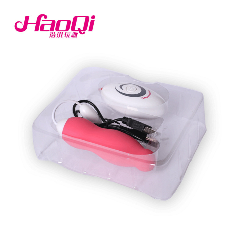 Haoqi Fun Wireless Remote Control Silicone Single Vibrator 12-Speed Vibrating Massager