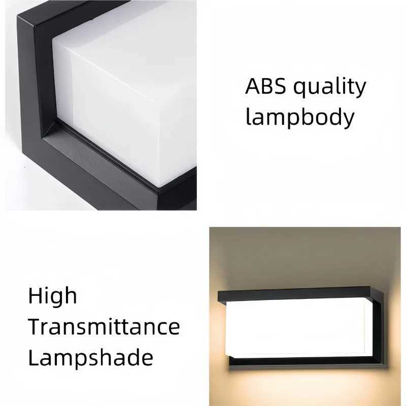 LED outdoor lights waterproof IP65 Motion Sensor light LED outdoor wall light outdoor lighting AC85-265V outdoor wall lamp XJ250624