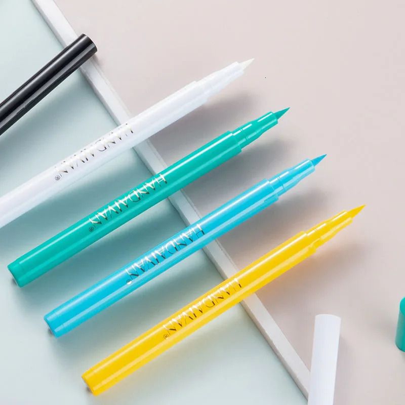 Waterproof 12 Color Liquid Eyeliner Pencil DIY Paintings Eyeliner Easy To Wear Colorful White Yellow Blue Eye Liner Pen Makeup 250625