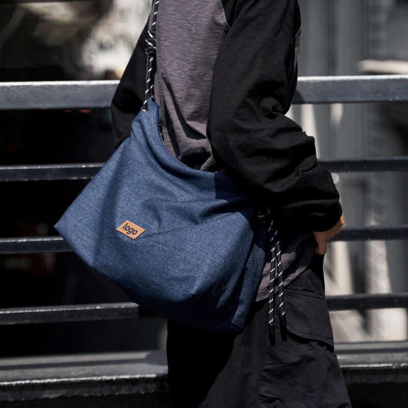 Men's Crossbody 2025 New Large Capacity Shoulder Black Casual Versatile Class Commuter Bag