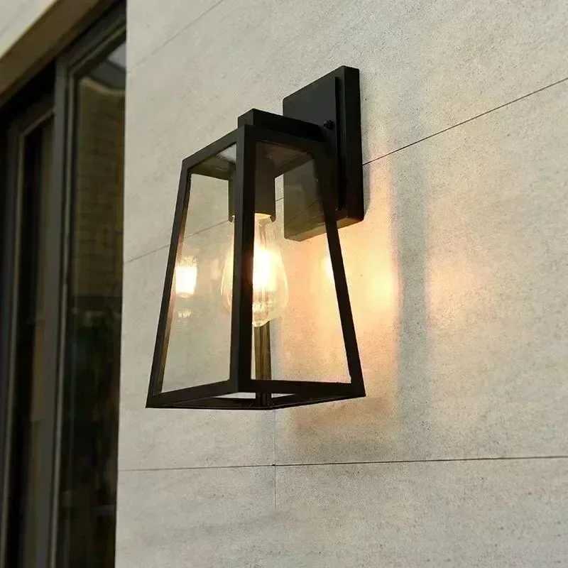 Outdoor European Style Wall Lamp Thickened Waterproof Super Bright Outdoor Wall Lamp Courtyard Balcony Wall Light XJ250624