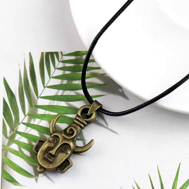 Movie Supernatural Dean Leather Rope Coppery Pendant Necklace for Women Men Winchester Jensen Jewelry Ackles Amulet Vintage M250625