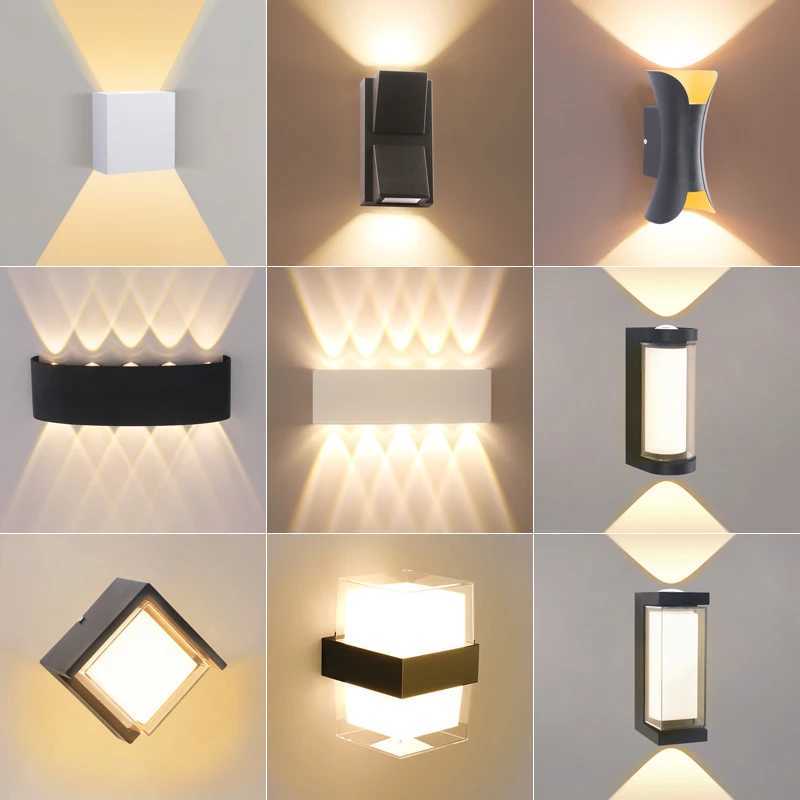 Waterproof 6W 10W Indoor Outdoor LED Wall Lamp Modern ABS Home Furnishing Decoration Lighting LED Garden Porch Light AC85V-220V XJ250624