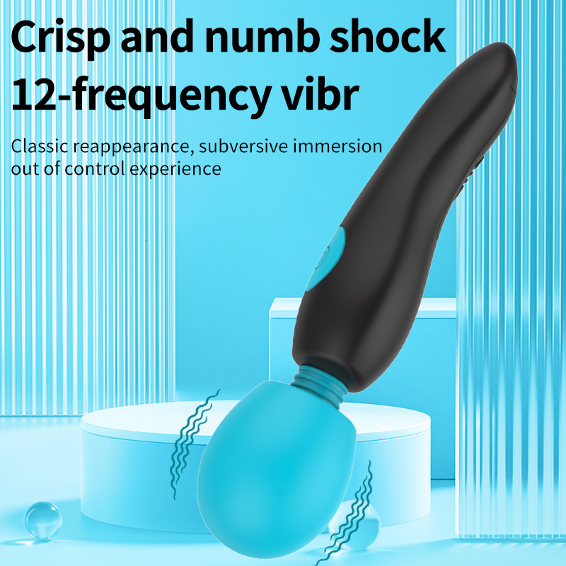Adult Products Silicone AV Stick Battery Massager Female Sex Toy Masturbator Vibrator