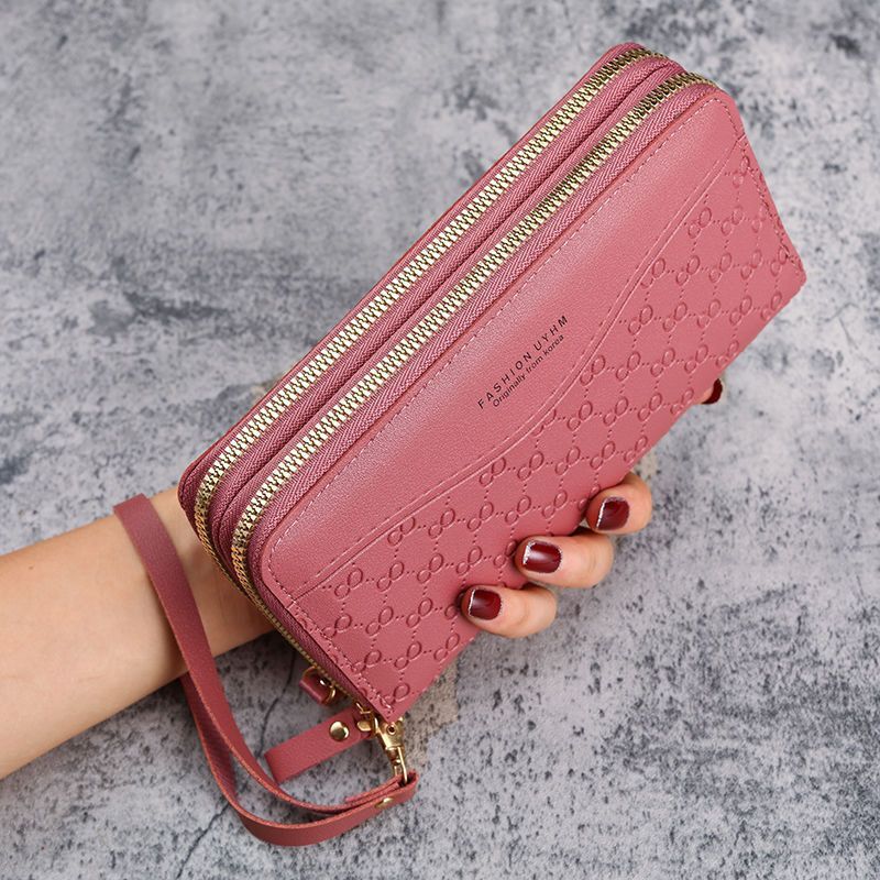 Free Shipping 2025 New Designer Bag New Long Style Ladies Zipper Coin Purse Multifunctional Phone Bag Large Capacity Simple Multi-card Slot Card Holde