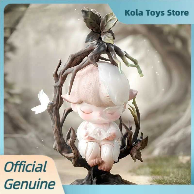 Genuine Hirono The Pianist Figurine / Dimoo Fall Into A Dream Figurine / Baby Molly Funny Day Raining Figurine Trend Toy Gifts Y250624